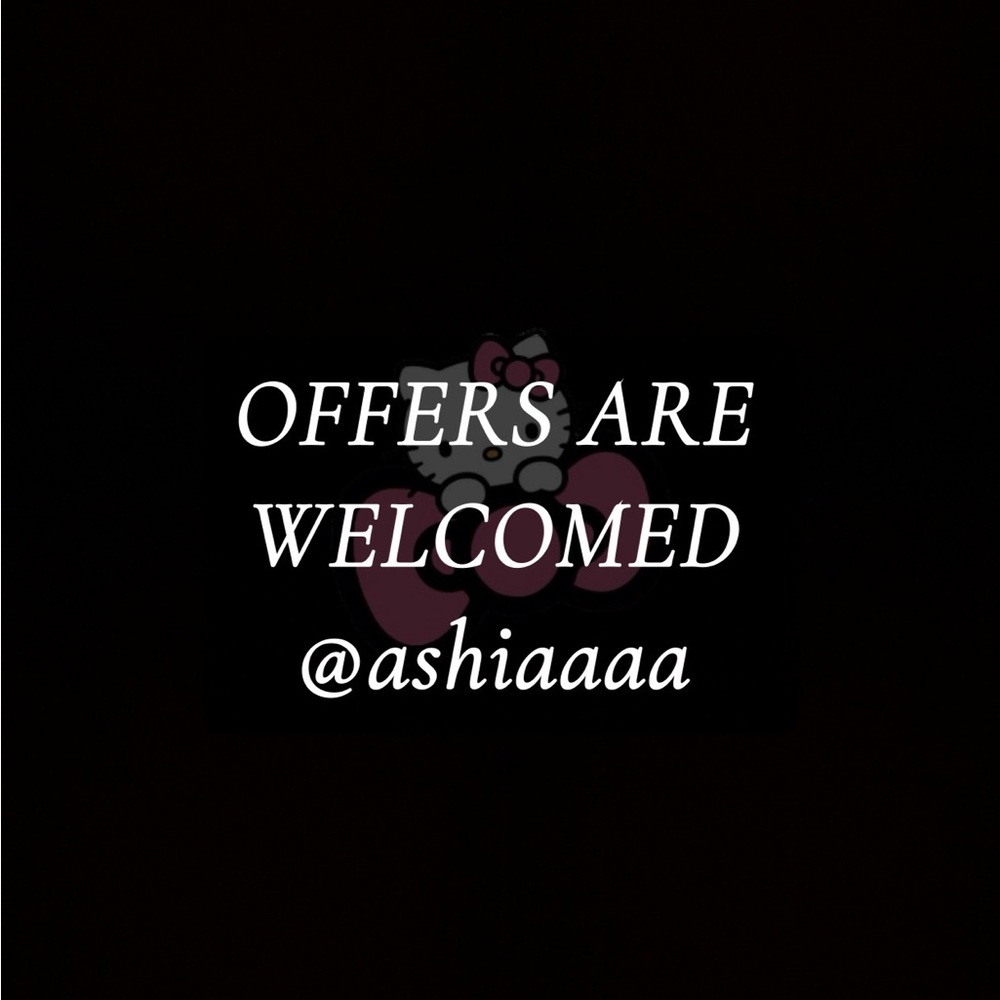 Offers are welcomed